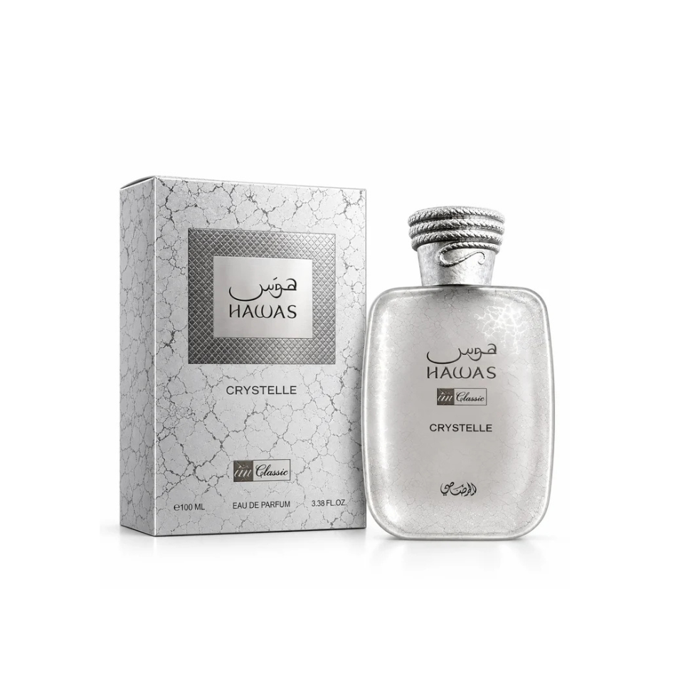 Hawas Crystelle by Im Rasasi by Rasasi – 100ML Eau De Parfum for Men and Women