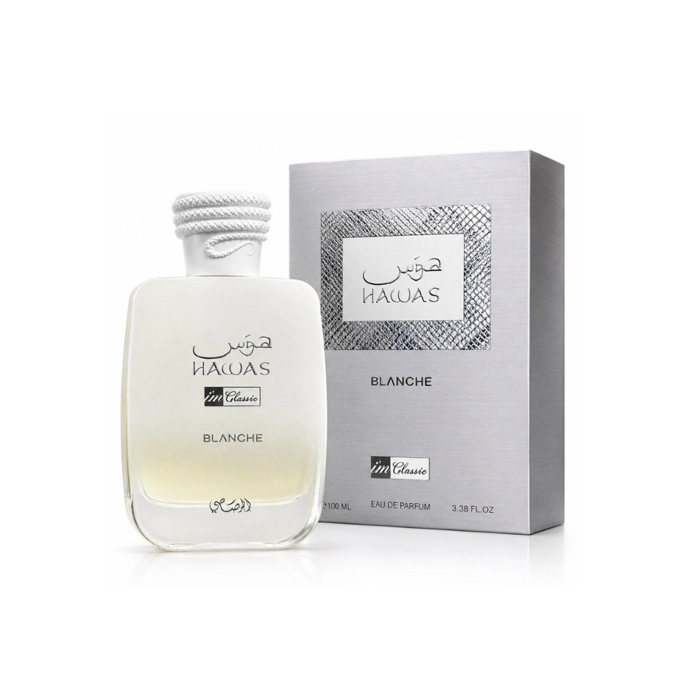 Hawas Blanche by Im Rasasi by Rasasi – 100ML Eau De Parfum for Men and Women