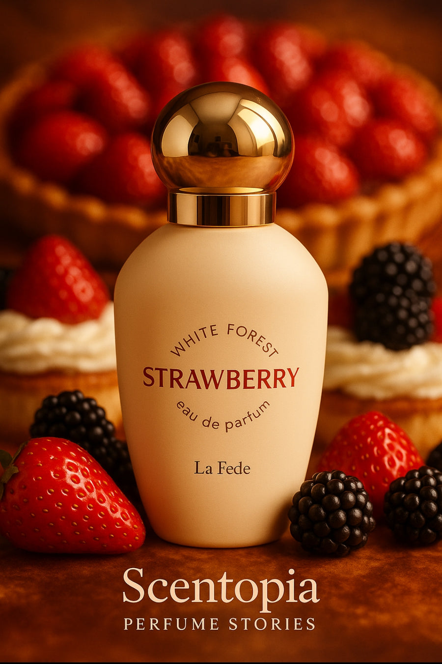 White Forest Strawberry by Khadlaj