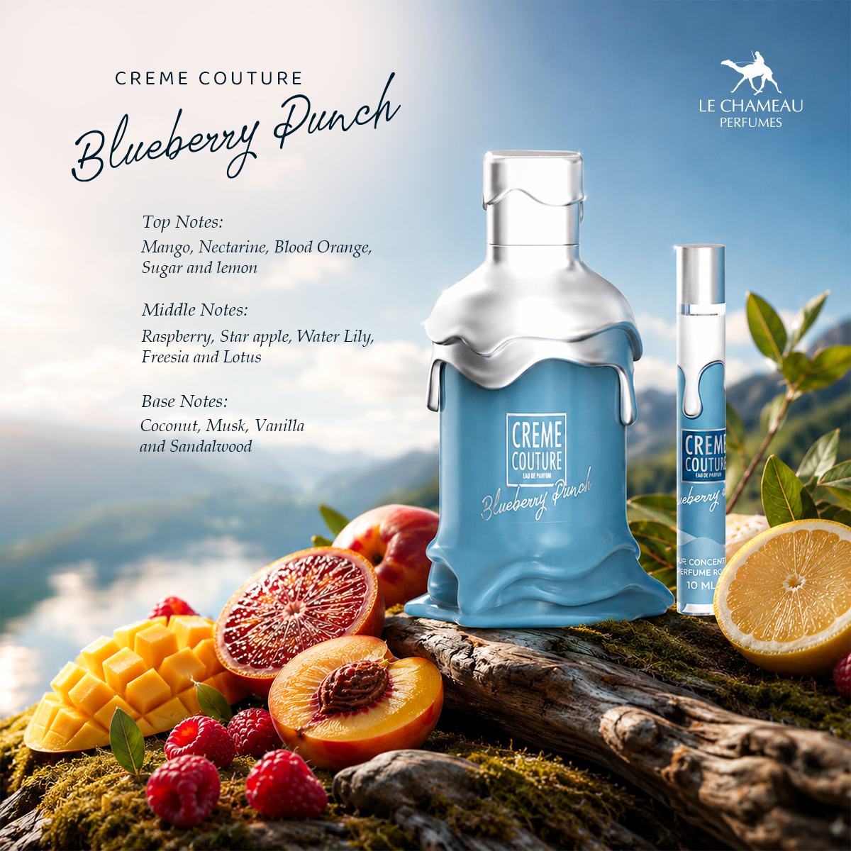 Le Chameau Creme Couture Blueberry Punch EDP – 100ML + 10ML for Women