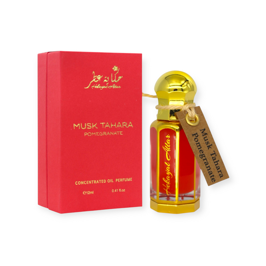 Musk Tahara Pomegranate by Hekayat Attar – 12ML Concentrated Oil Perfume