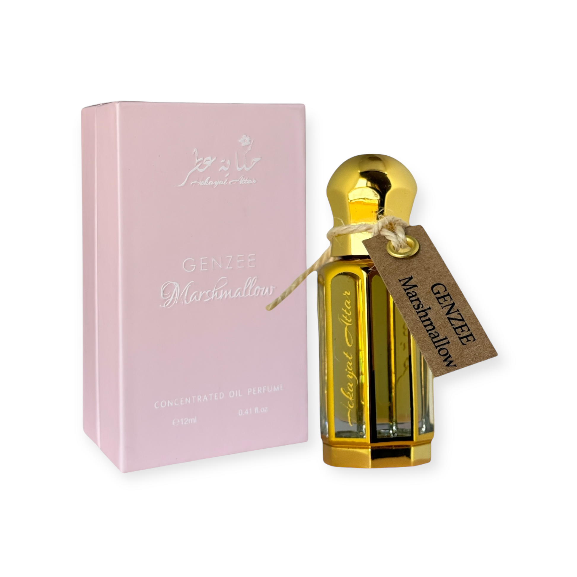 Genzee Marshmallow by Hekayat Attar – 12ML Concentrated Oil Perfume