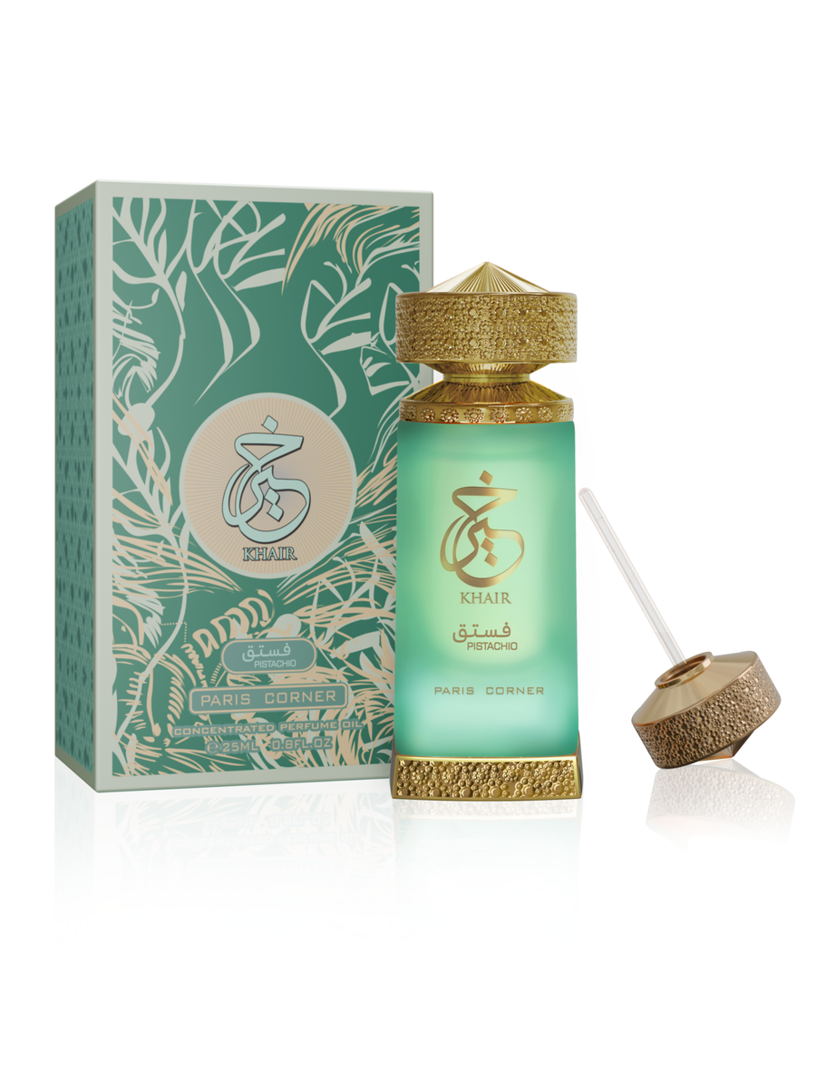 Khair Pistachio Concentrated Perfume Oil – 25ML for Men & Women