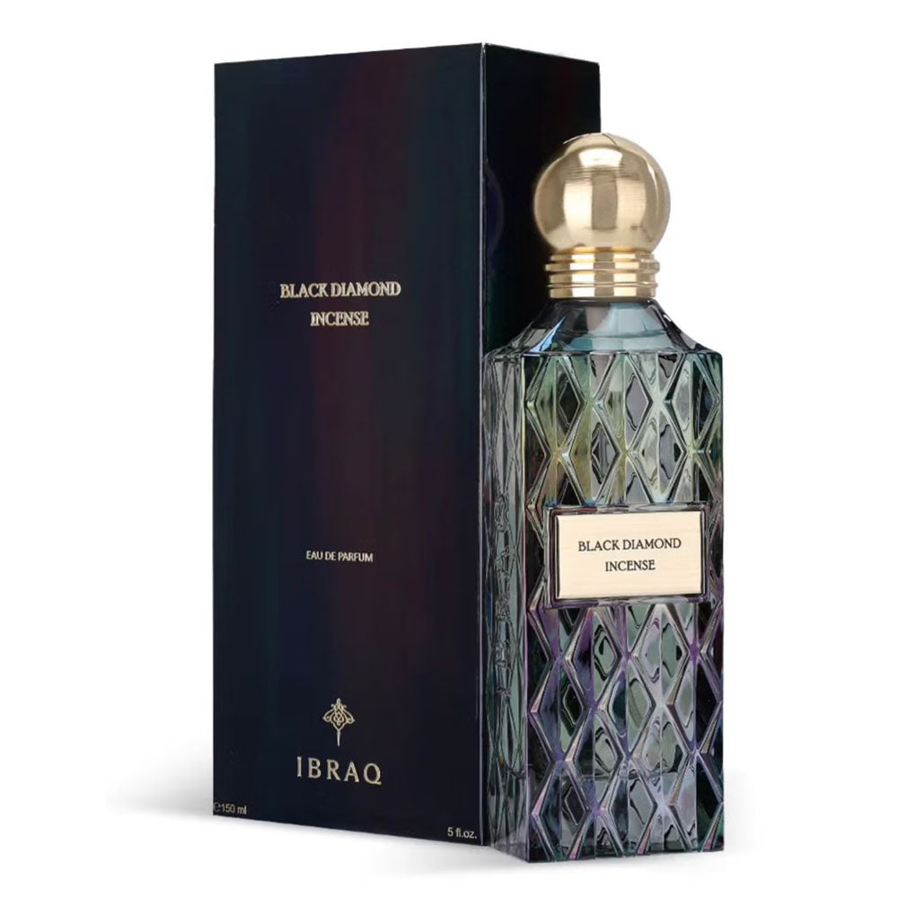 Ibraheem Al Qurashi Black Diamond Incense Eau De Parfum – 150ML for Men & Women