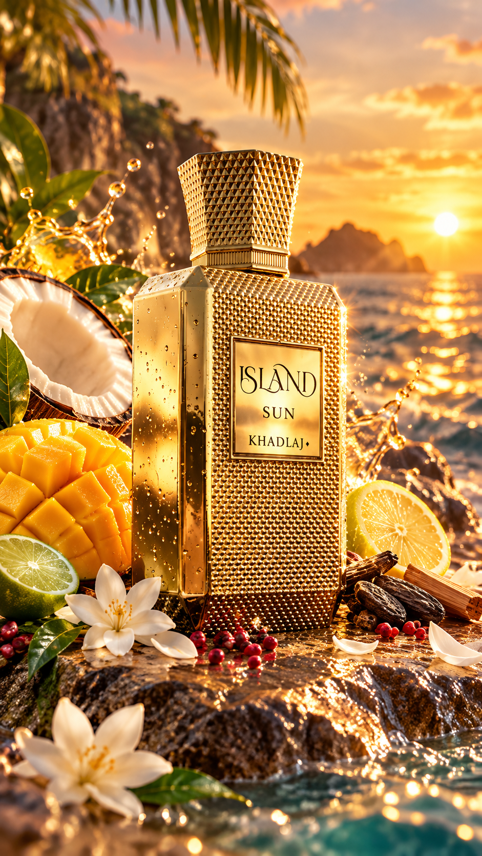Khadlaj Island Sun Extrait De Parfum – 100ML for Men and Women