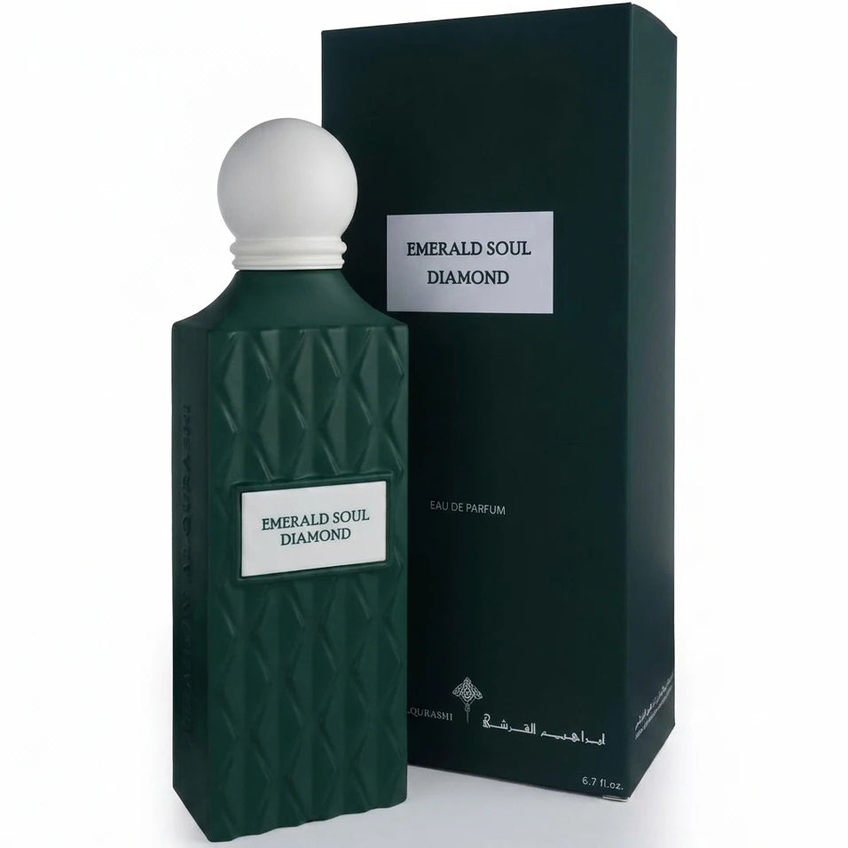 Ibraheem Al Qurashi Emerald Soul Diamond Eau De Parfum – 150ML for Men & Women