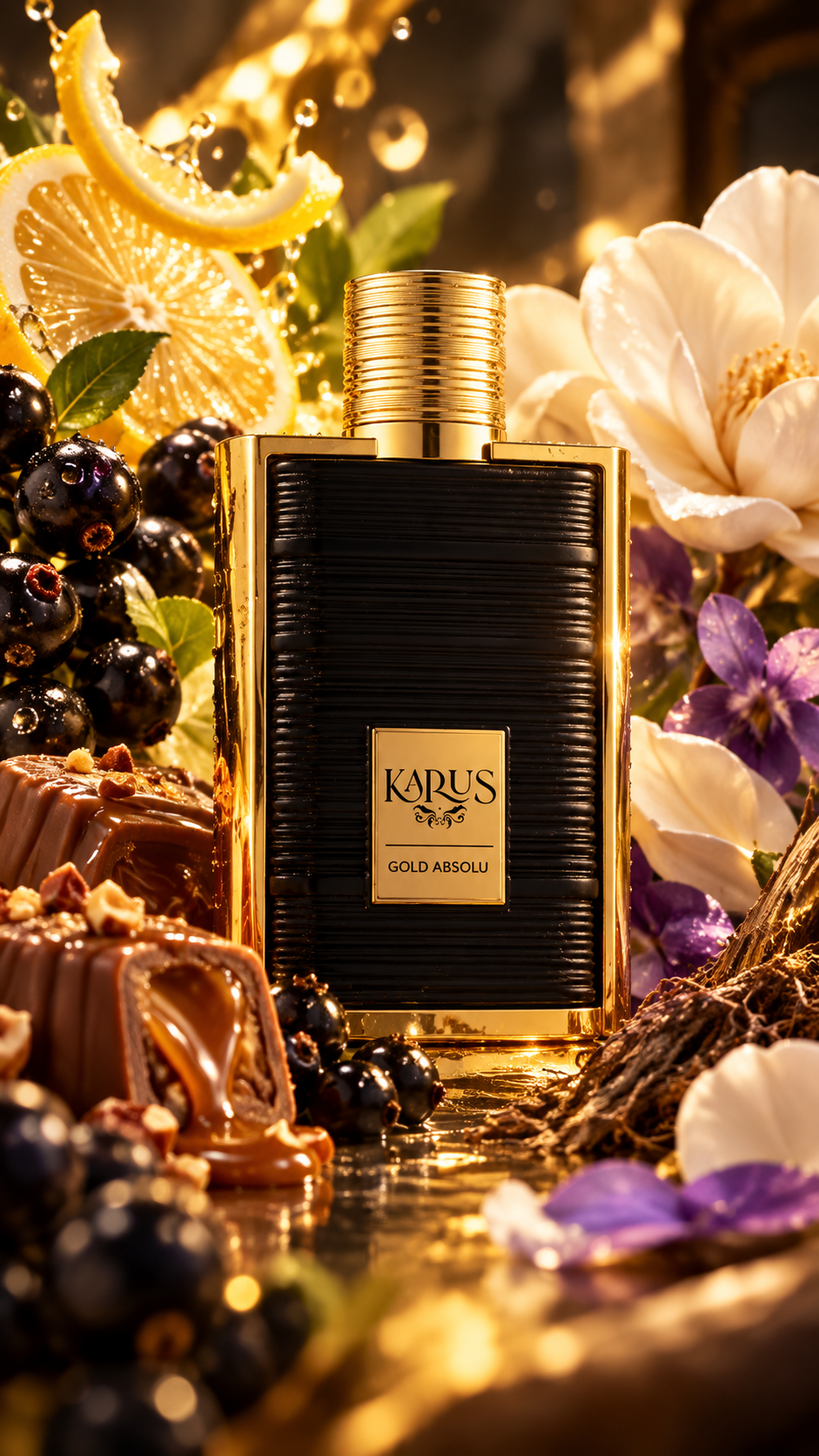 Khadlaj Karus Gold Absolu Eau De Parfum – 100ML Unisex